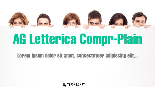 AG Letterica Compr-Plain example